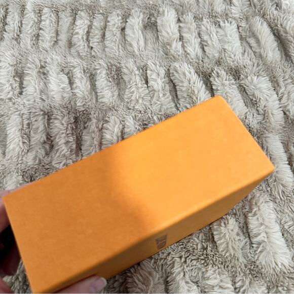 Louis Vuitton Orange Square Shaped Luxury Storage Or Gifting Boxes Lot Of 2 - Picture 9 of 11
